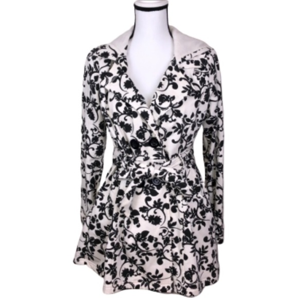 Self Esteem Jackets & Blazers - Self Esteem Floral Jersey Knit Jacket